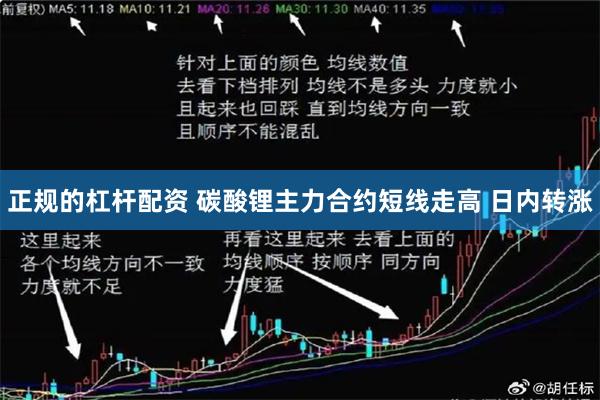 正规的杠杆配资 碳酸锂主力合约短线走高 日内转涨